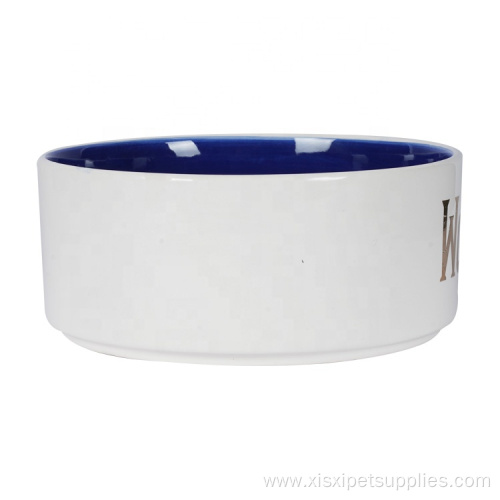 OEM ODM Logo Sublimation Ceramic Pet Dog Bowl